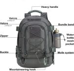 WolfWarriorX Men Backpacks Large Capacity Military Tactical Hiking Expandable 39L-60L Backpack - Image 7